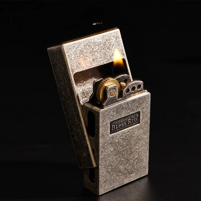 Vintage Collectible Lighters - Ретро-классическая зажигалка с колесиком, винтажная металлическая