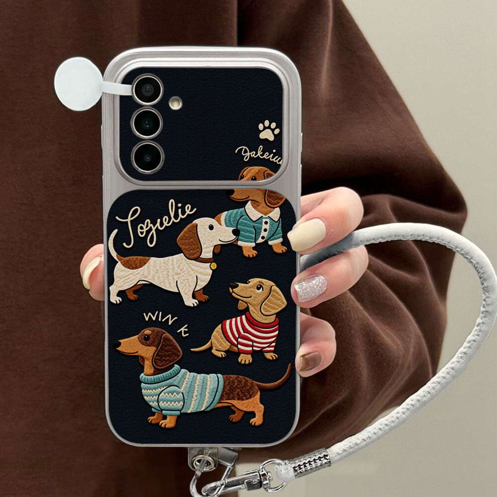 Camera Leather Case - Чехол для телефона Samsung A56 A55