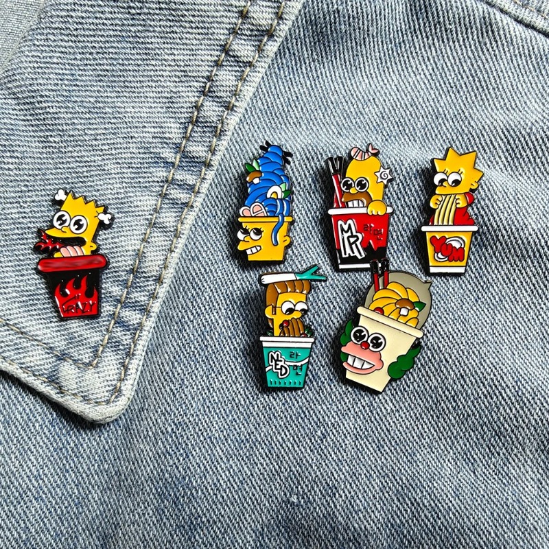 Vintage Item - Набор из 6 штук: Забавные значки