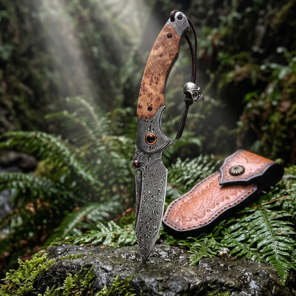 Складной нож с дамасским узоро – обзор и цена Vintage Collectible Pocket Knives