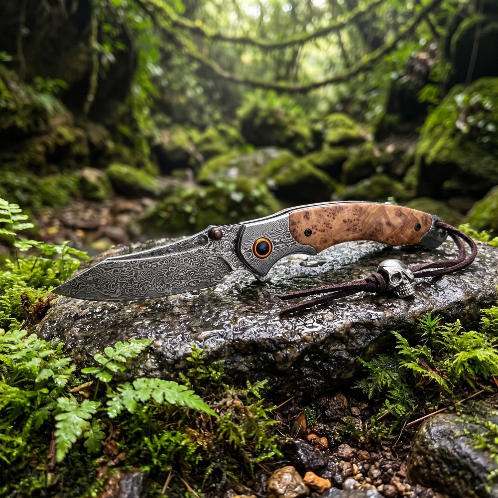 Складной нож с дамасским узоро – обзор и цена Vintage Collectible Pocket Knives