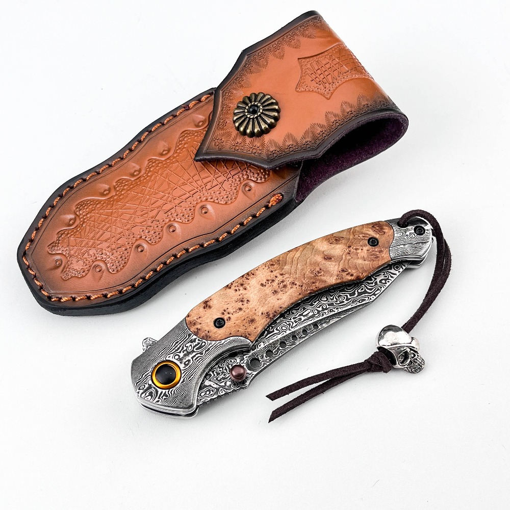 Складной нож с дамасским узоро – обзор и цена Vintage Collectible Pocket Knives