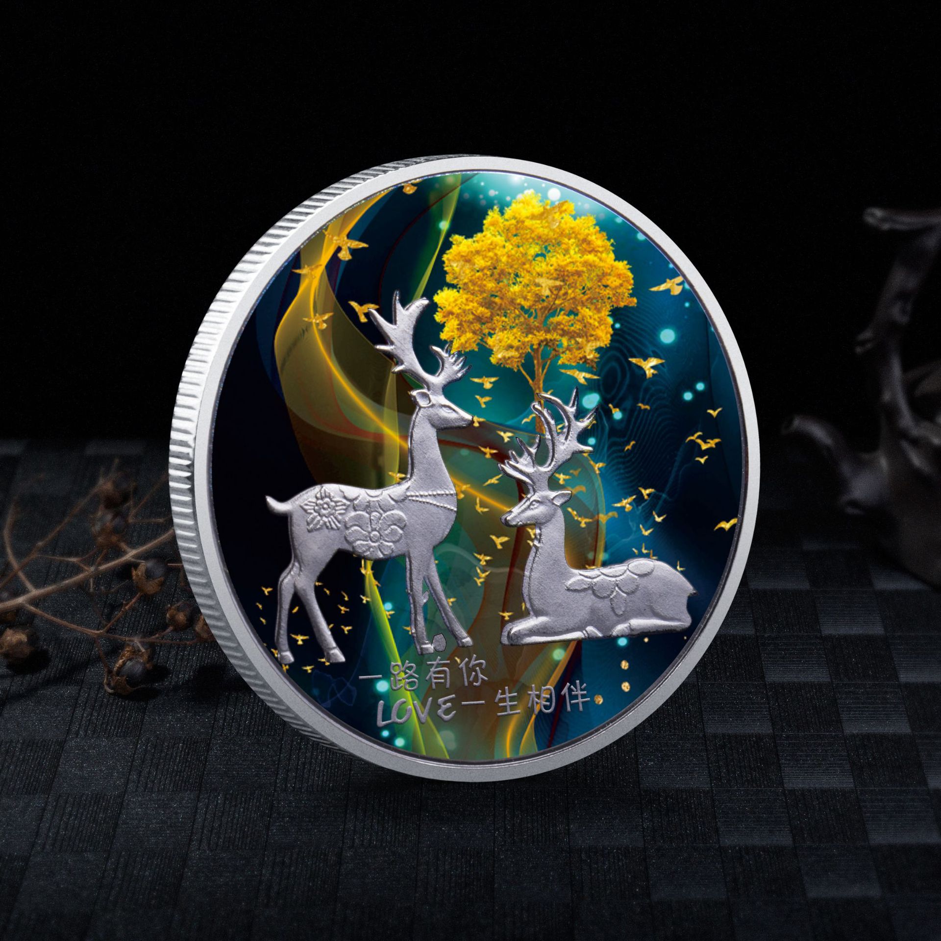 Олень, любовь, счастливая золо – обзор и цена Vintage Collectible Coins